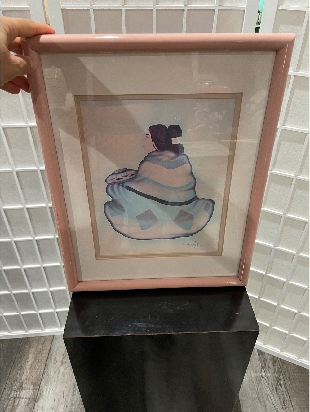 Vintage Framed Diana Martin Print